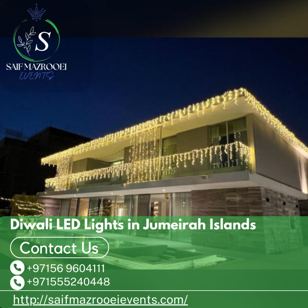 Diwali LED Lights in Jumeirah Islands