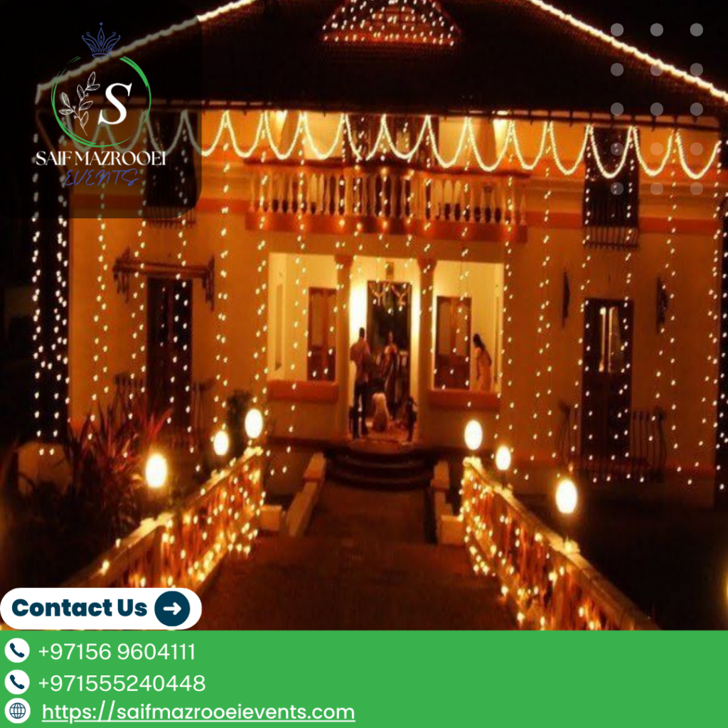 Diwali LED Lights in Jumeirah Islands