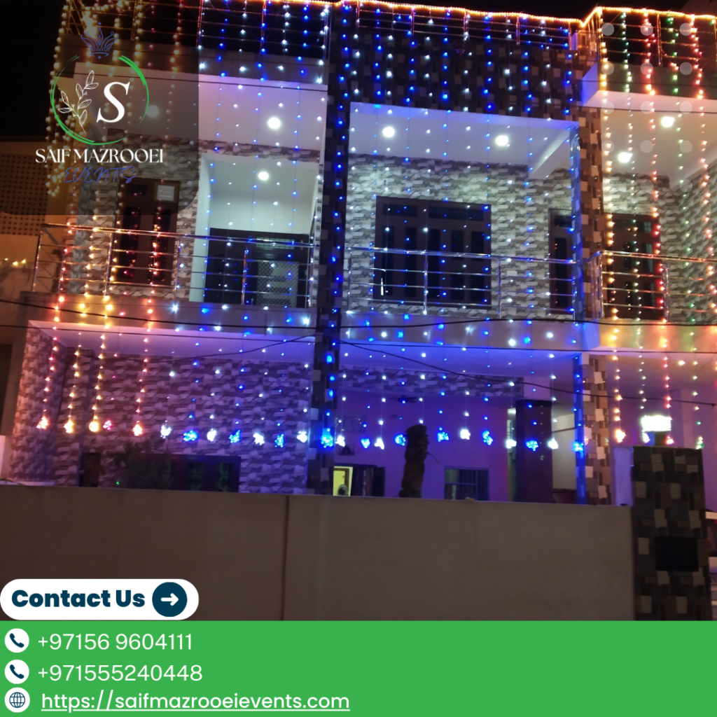 Diwali LED Lights in Jumeirah Islands