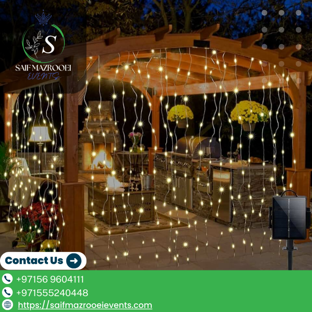 Diwali Led lights in de villa