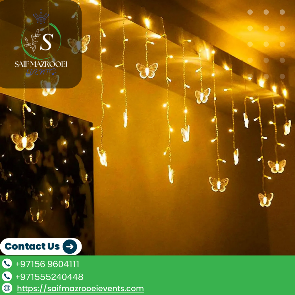 Diwali Led lights in de villa