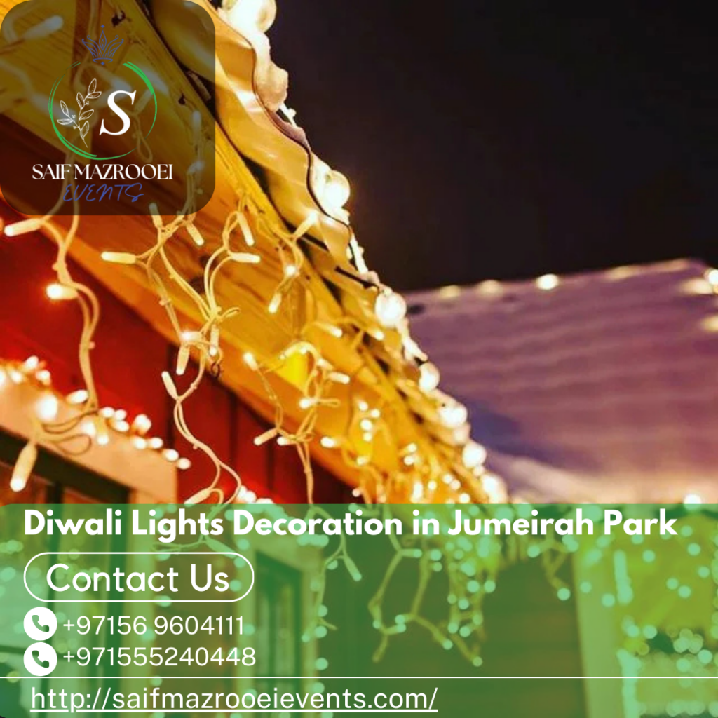 Diwali Lights Decoration in Jumeirah Park