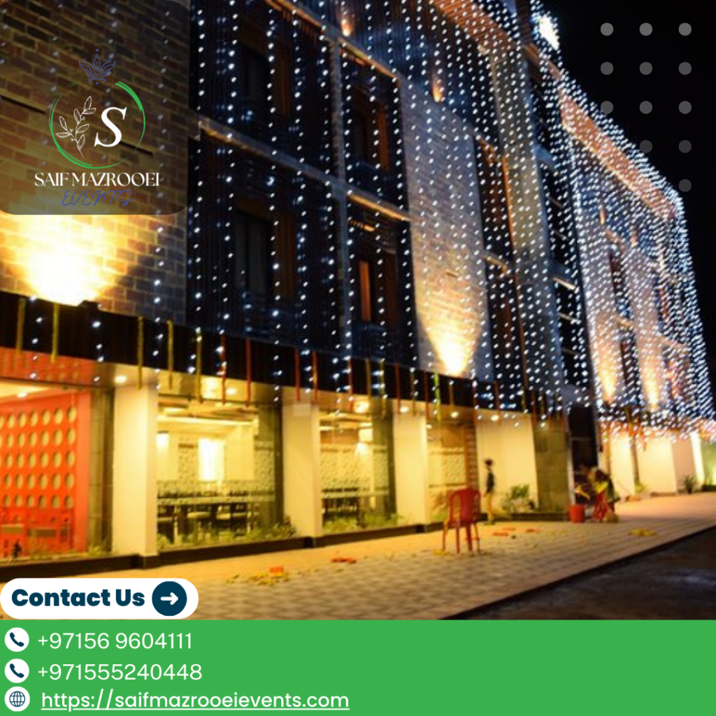 Diwali led lights in Jumeirah 1