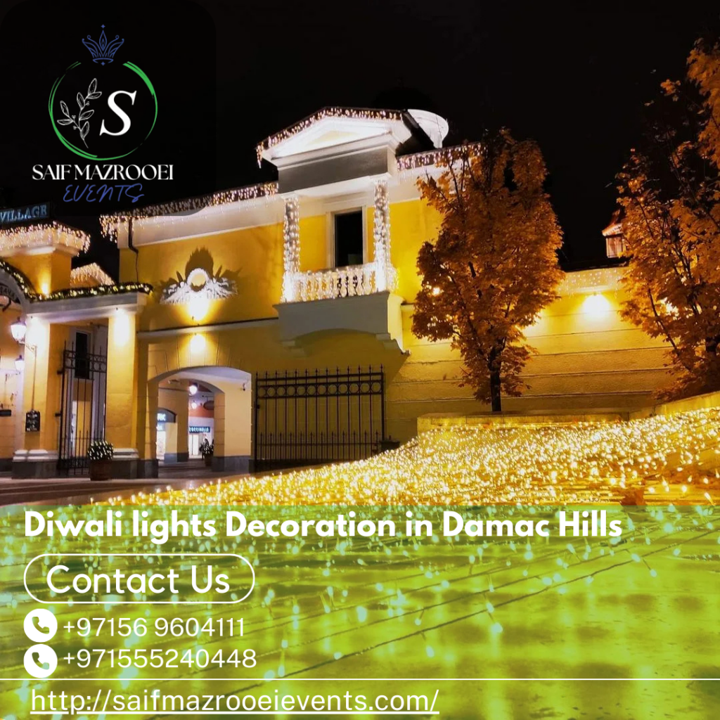 Diwali lights Decoration in Damac Hills