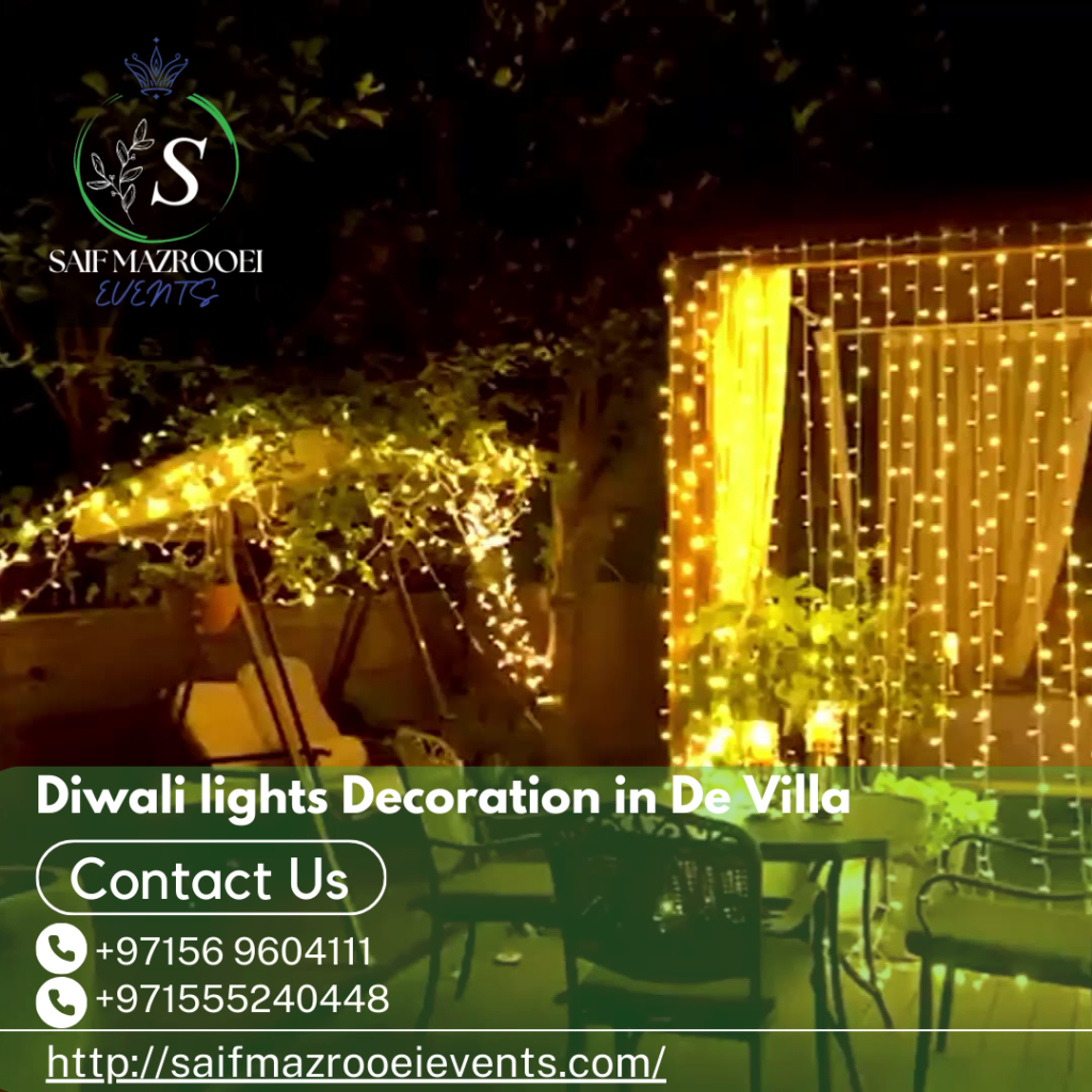 Diwali lights Decoration in De Villa