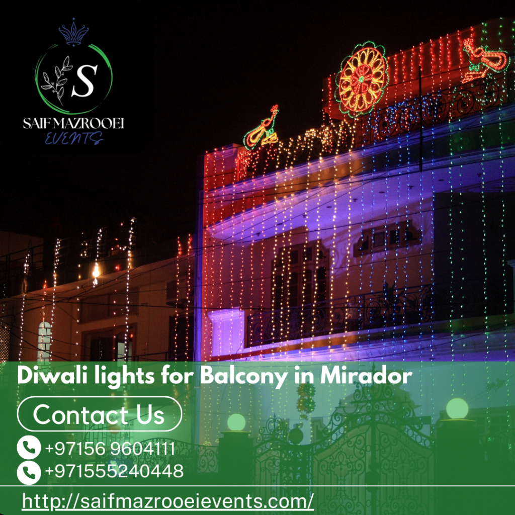 Diwali lights for Balcony in Mirador