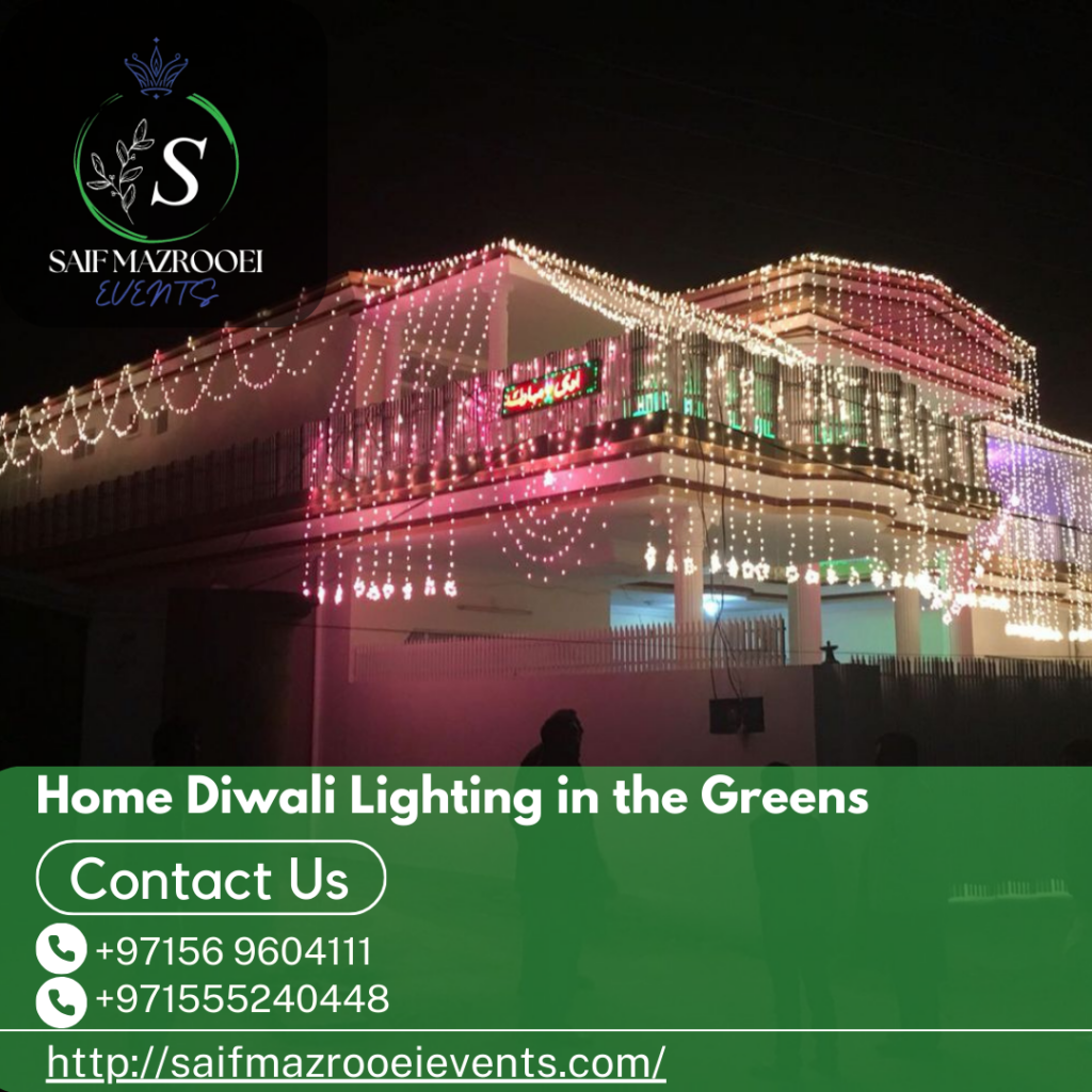 Home Diwali Lighting in the Greens