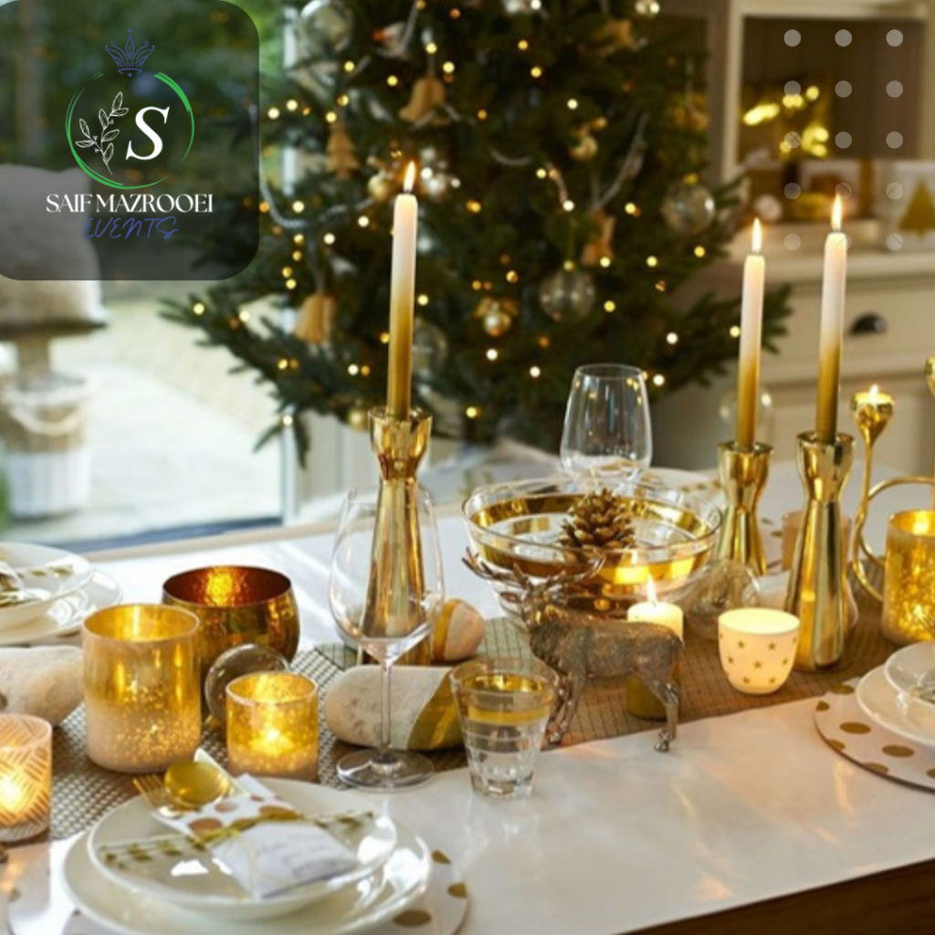 Christmas Table Decorations in Jumeirah