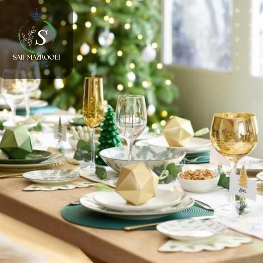 Christmas Table Decorations in Jumeirah