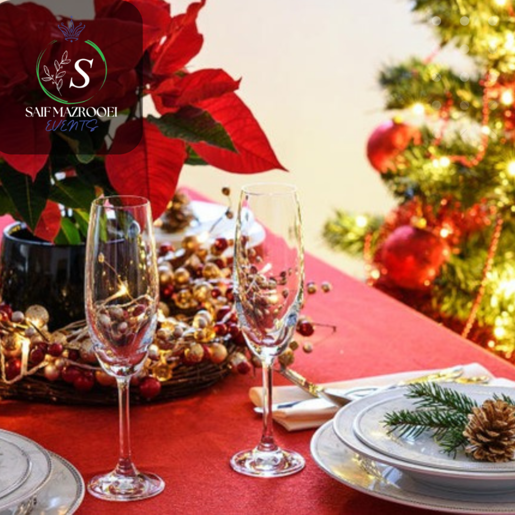 Christmas Table Decorations in Damac Hills