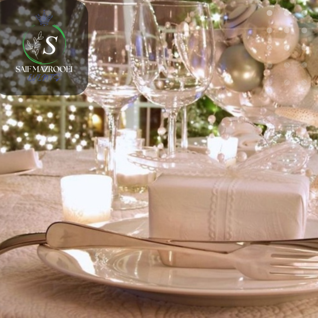 Christmas Table Decorations in Damac Hills