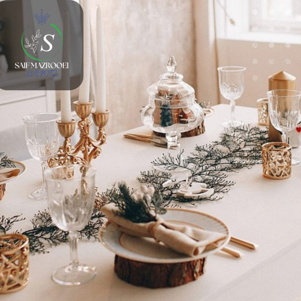 Christmas Table Decorations in Damac Hills