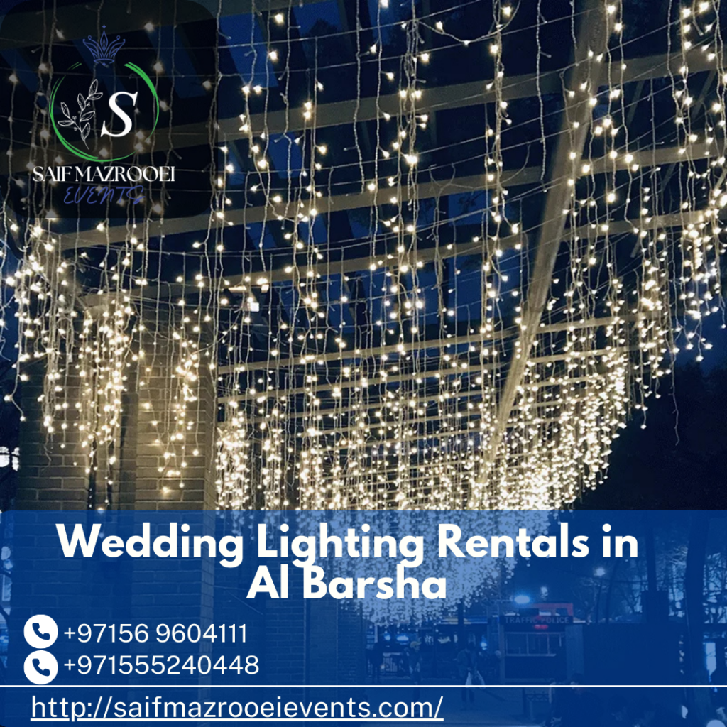 Wedding Lighting Rentals in Al Barsha