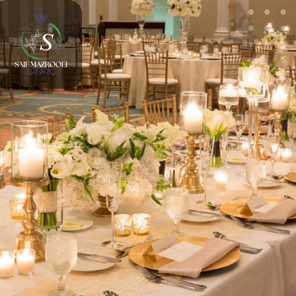 Wedding Table Decorations in Al Quoz