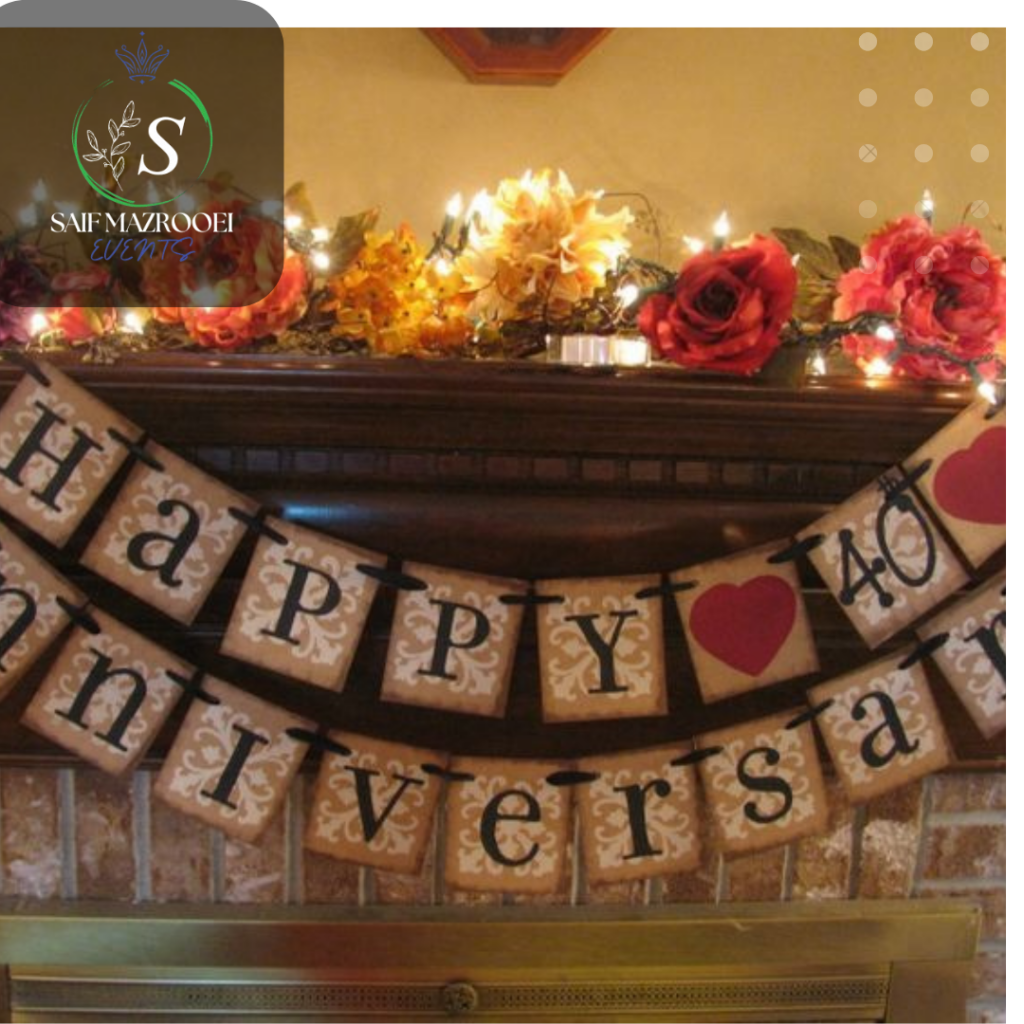Anniversary Party Events Decor in Al Barsha