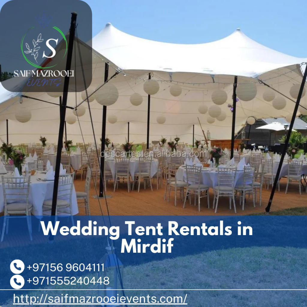 Wedding Tent Rentals in Mirdif