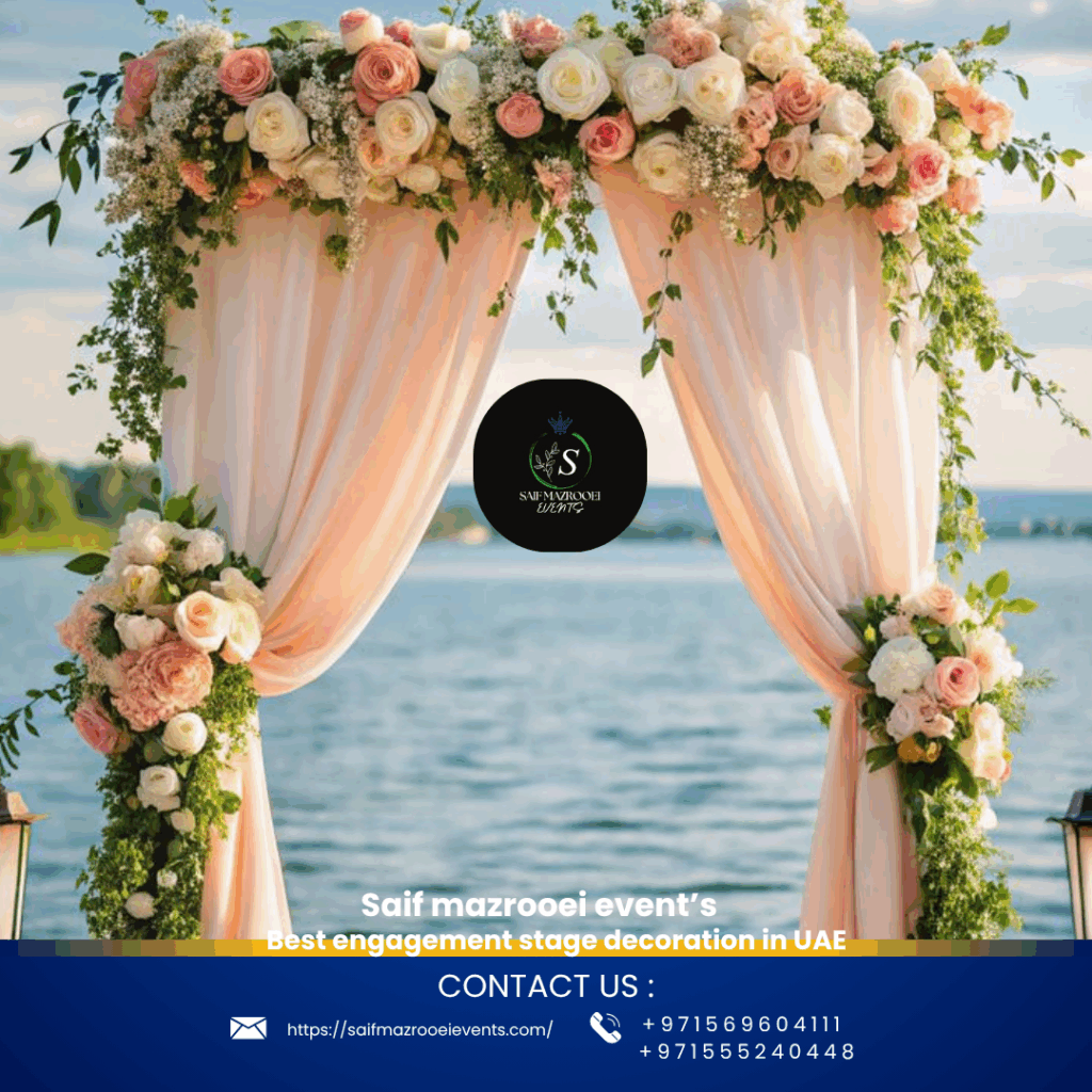 best engagement stage decoration in Emirates Hill