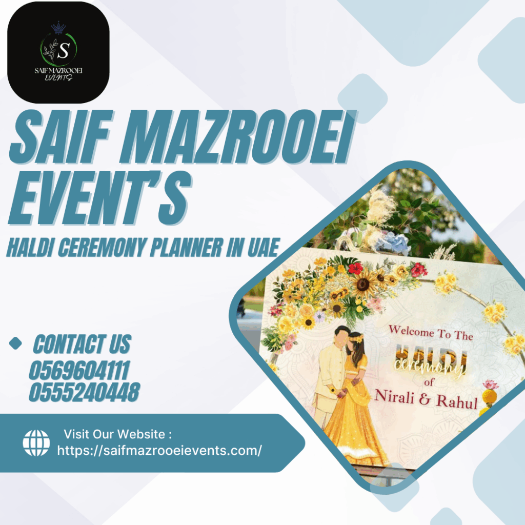best Haldi ceremony planner in UAE