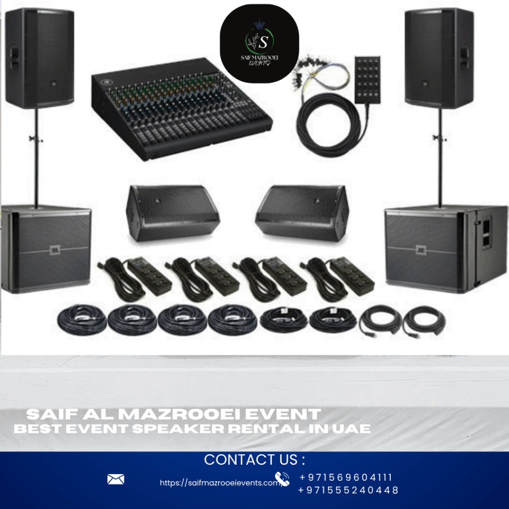 Best Event speaker rental in UAE